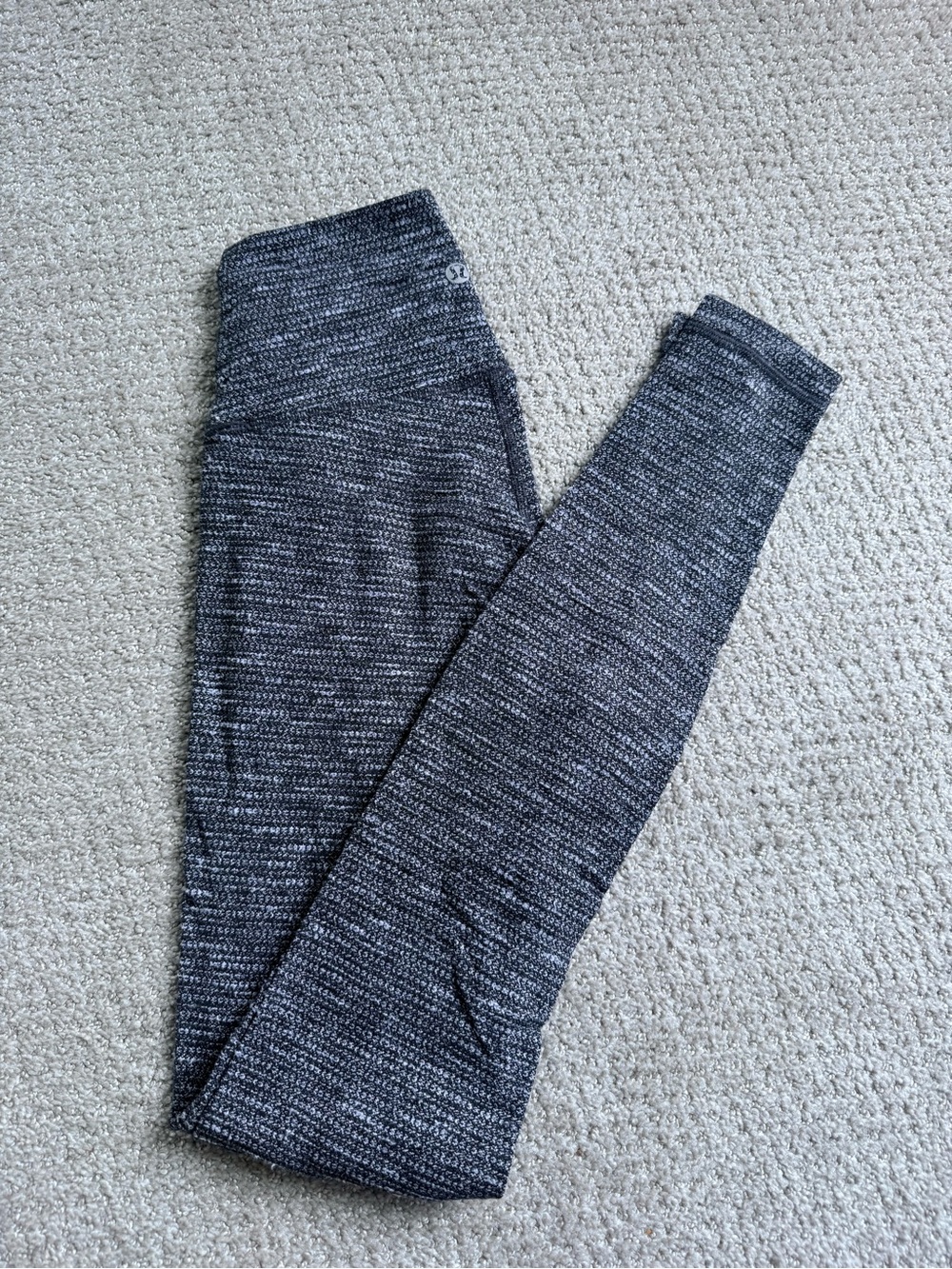 lululemon athletica Women's Gray Marled Leggings